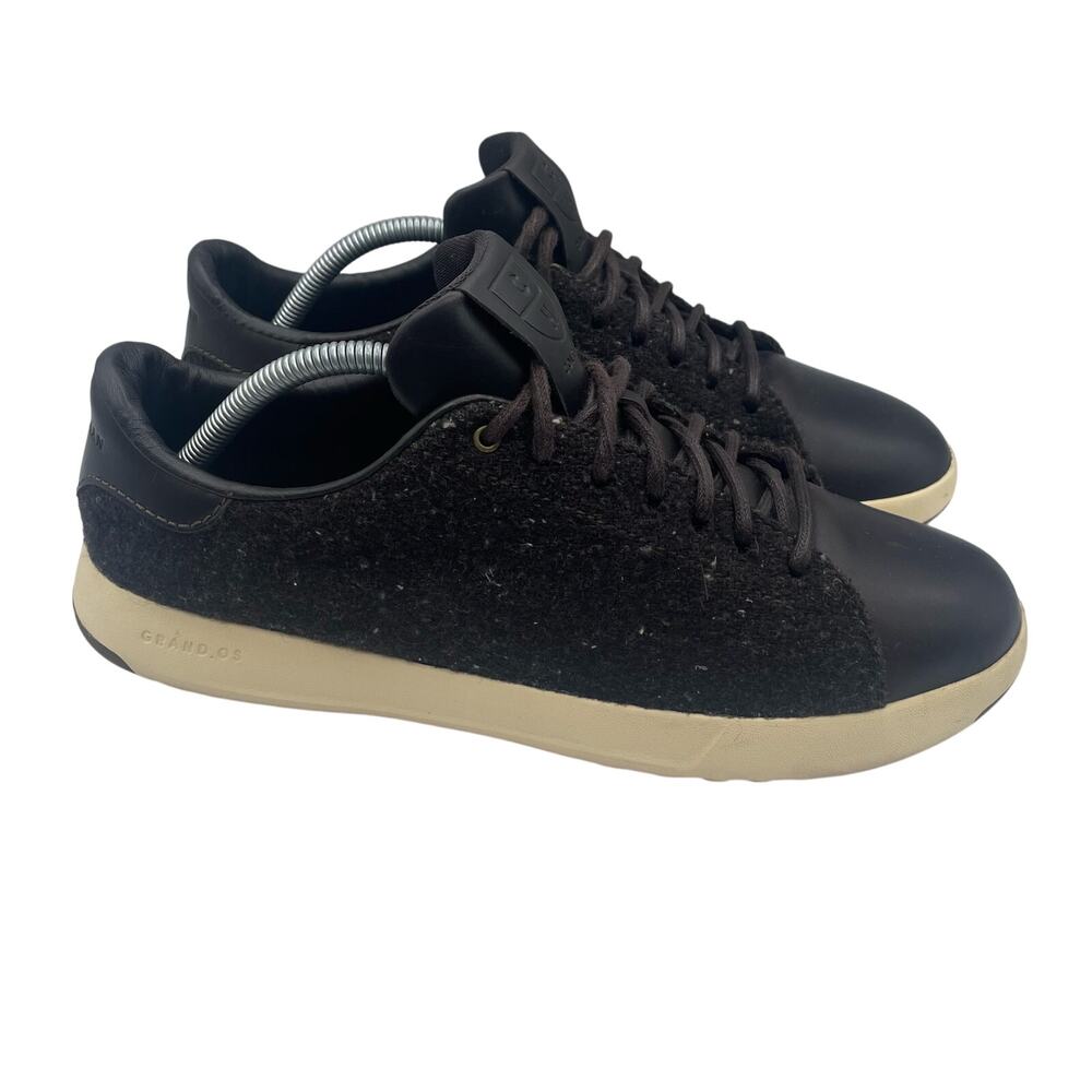 Cole Haan Faribault Woolen Mill Co Grandpro Sneakers Leather Brown Mens 10